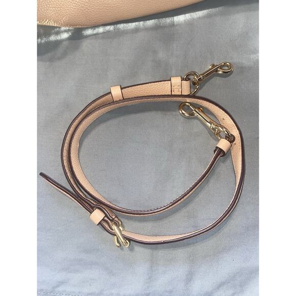 Coach Baguette Handbag Convertible Nude/Light Pink Leather - Picture 7 of 8